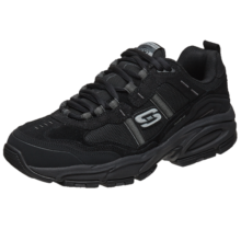 斯凯奇（Skechers）男鞋夏季复古老爹鞋运动鞋户外鞋子厚底增高休闲鞋51241 51241-全黑色/BBK 40