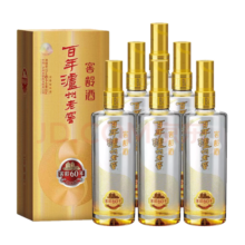 泸州老窖【美酒嗨购】浓香型白酒 百年窖龄酒 52度 500mL 6瓶 窖龄60年 整箱装