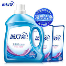 Bluemoon 蓝月亮 洗衣液8斤套装 3kg瓶装+袋装500g*2