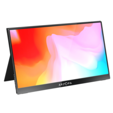 ARZOPA 便携显示器 IPS高清屏 低蓝光 手机笔记本电脑直连扩展 Switch/PS5/XBOX游戏机扩展显示副屏 【推荐】15.6英寸/商务办公/高清屏