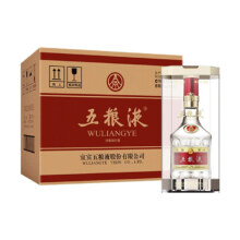 京东百亿补贴、PLUS会员：五粮液 第八代普五 52度 浓香型白酒 500ml*6瓶 原箱整箱