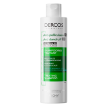 薇姿（VICHY）DERCOS绿标 1%二硫化硒 强劲去屑缓解头痒控油去屑洗发水200ml