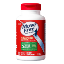 益节Move Free 美国进口氨糖软骨素钙片 维骨力中老年人护关节营养品 【绿瓶】缓解关节痛 120粒 【效期26年10月】