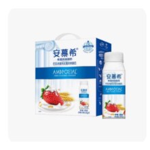 4月5日14点抢、限量3000件、聚划算百亿补贴：伊利安慕希草莓燕麦酸奶 200g*10盒
