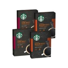 STARBUCKS 星巴克 速溶黑咖啡组合装 2口味 4盒（深度烘焙2盒+中度烘焙2盒）