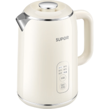需首购: 苏泊尔（SUPOR）1.5L侧显温度烧水壶 316L不锈钢 电热水壶 SW-15T75A