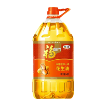 京东百亿补贴、Plus会员:福临门 花生油 食用油 浓香压榨一级 家庭装 中粮出品 福临门花生油4L*1桶