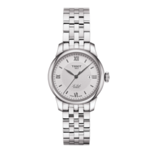 天梭（TISSOT）瑞士手表 力洛克系列钢带机械女表 简约优雅T006.207.11.038.00