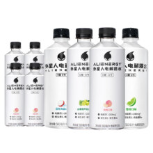 PLUS会员，京东百亿补贴：外星人 电解质水500ml*6瓶 荔枝*2+青柠*2+白葡萄*2+白桃*2