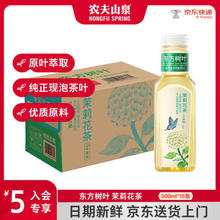 农夫山泉 东方树叶茉莉花茶500ml*15瓶 0糖0脂0卡无糖茶饮料/整箱装