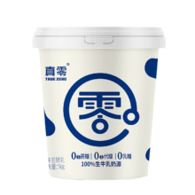 京东百亿补贴 ： 真零  原味酸奶 *1kg*2桶