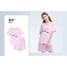 都市丽人  夏季舒适家居服套装 多色多码
