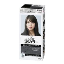 京东百亿补贴、PLIS会员：Kao 花王 liese prettia系列 泡沫染发剂 #黑色 1盒