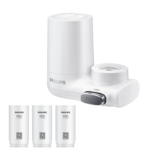 飞利浦（PHILIPS）水龙头净水器家用水龙头过滤器 厨房自来水过滤器净水机 AWP3600一机三芯套装