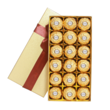 费列罗（FERRERO）巧克力礼盒520情人节生日礼物母亲节教师节护士节礼物送女友老婆 18粒费列罗 礼盒装 225g
