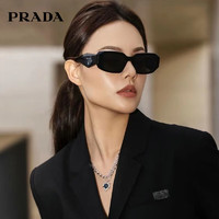 prada 普拉达 潮流窄方形气质男女太阳镜防晒墨镜眼镜0pr17wsf1ab5s