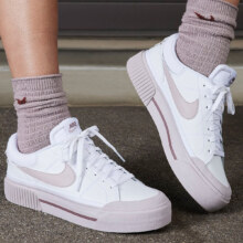 Nike COURT LEGACY LIFT 厚底增高耐磨 女子运动鞋