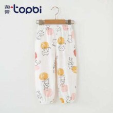 plus会员、京东百亿补贴:淘帝 TOPBI儿童裤子纯棉防蚊