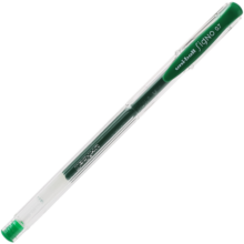 三菱（uni）UM-100彩色中性笔 水笔啫喱笔贺卡笔 学生签字笔 0.7mm 绿色 1支/袋