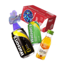 8号20点  限量300份：屈臣氏（Watsons）苏打330ml*6+青柠威士忌配制酒50ml*2