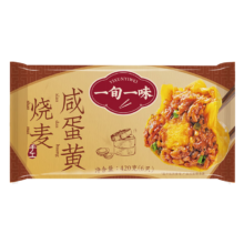 plus会员:一旬一味  咸蛋黄糯米烧麦 420g 6只