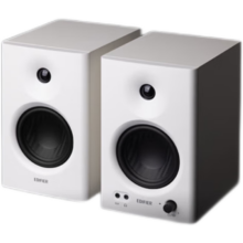 Plus会员：漫步者（EDIFIER）MR4 高保真有源监听2.0音箱 HIFI音质  白色