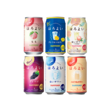 和乐怡（HOROYOI）三得利果酒 多种口味 350ml*6罐装 鸡尾酒低度女生微醺送礼