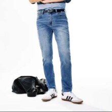 plus：网易严选 男式四季牛仔裤 基础修身-中蓝款