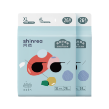 爽然（shinrea）超柔透气拉拉裤成长裤 婴儿尿不湿男女宝宝小内裤 纸尿裤 XL26片