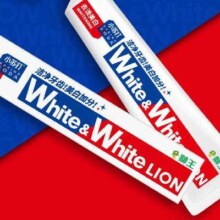 京东百亿补贴、PLUS会员：LION 狮王 WHITE&WHITE美白系列牙膏 120g*2支(沁凉白桃+沁凉青柠)