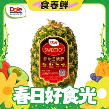 Dole 都乐 菲律宾无冠金菠萝 2只装 单果900g起