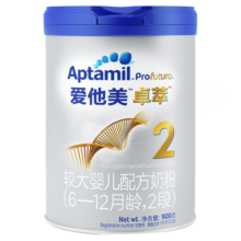 爱他美（Aptamil）卓萃新升级新国标卓傲（12—36月龄）3段800g较大幼儿配方奶粉 1罐