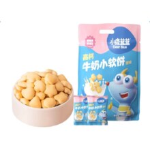 小鹿蓝蓝 高钙小软饼不添加白砂糖 约33小袋