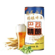 plus会员:巴荔 原浆啤酒   10.0°P原浆啤酒 1L 2罐