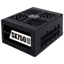 银昕（SilverStone）750W SX750白金SFX小电源 小机箱适配/全日系电容/足瓦供电 G540SX750PT0720