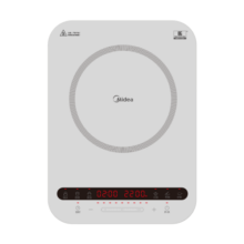 美的（Midea）电磁炉 家用2200W大功率 恒匀火加热 电磁灶火锅炉爆炒定时电磁炉套装 C22-Micca705 配欧式汤锅