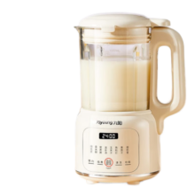九阳（Joyoung）豆浆机1.2L小型家用破壁机料理机多功能榨汁机米糊辅食机一键清洗可预约8叶刀头细腻口感 【奶油白】