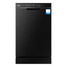 海尔（Haier）洗碗机10套大容量嵌入式家用 晶彩分区精洗 80℃双微蒸汽消毒智能开门速干 云智洗 旗舰款EYW101286BKTU1
