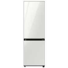 三星（SAMSUNG）333L双门冰箱 BESPOKE缤色铂格 嵌入式冰箱 智能变频 全环绕气流 RB33R300435/SC(光晕白）