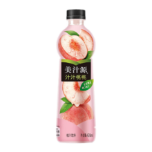 PLUS会员、需首购、概率券：可口可乐（Coca-Cola）美汁源 Minute Maid 汁汁桃桃饮料 420ml*12瓶*2件