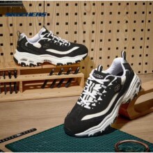 plus会员、需凑单：斯凯奇（Skechers）奶茶熊2.0春季撞色熊猫鞋男