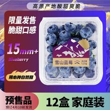 8日0点：Mr.Seafood 京鲜生 云南蓝莓 12盒 约125g/盒 15mm+