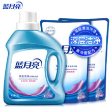 蓝月亮 深层洁净洗衣液6斤装 薰衣草香 1kg瓶+1kg*2袋