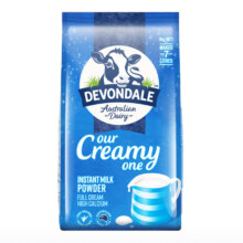 百亿补贴：德运（Devondale）澳大利亚进口高钙全脂奶粉1kg/袋(2袋起购)