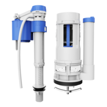 海立马桶水箱配件通用全套排水阀进水阀下上水器冲出水器SJ02+SJ20