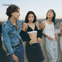 卡尔文·克莱恩 Calvin Klein 女可拆垫无钢圈三角杯文胸QF5650 001-太空黑 S 70A-75A