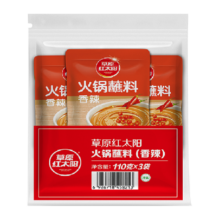 88VIP：草原红太阳 香辣芝麻酱 110g*3袋