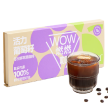 plus会员:连咖啡 速溶黑咖啡 粉活力葡萄籽  2.1g*6袋