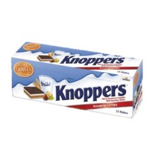 plus会员:德国原装进口 Knoppers牛奶榛子巧克力威化饼干375g