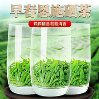 金果 2022新茶湖北恩施富硒茶 散装特级500g